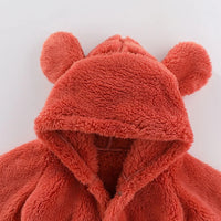 Warme Teddy Onesie met Oortjes – Ultiem Fleece Comfort voor Kids