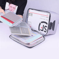 Lockable Waterproof Document Storage Box – Multi-Layer Travel Organizer