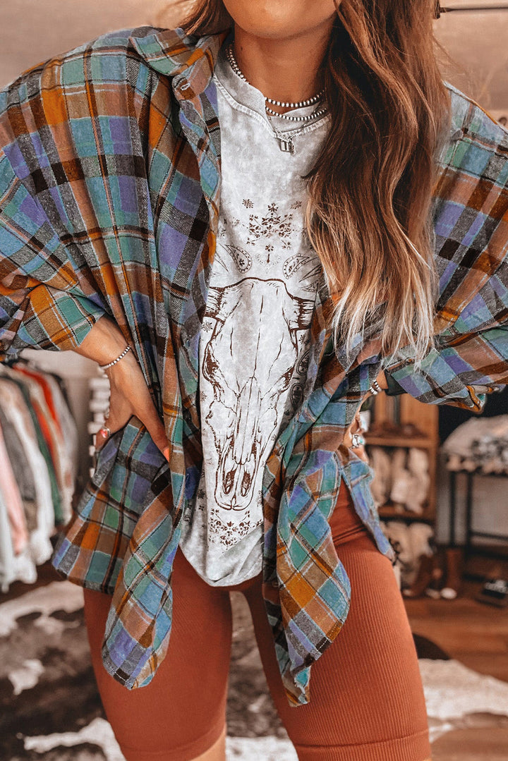 Vintage Ruit Overhemd – Selora