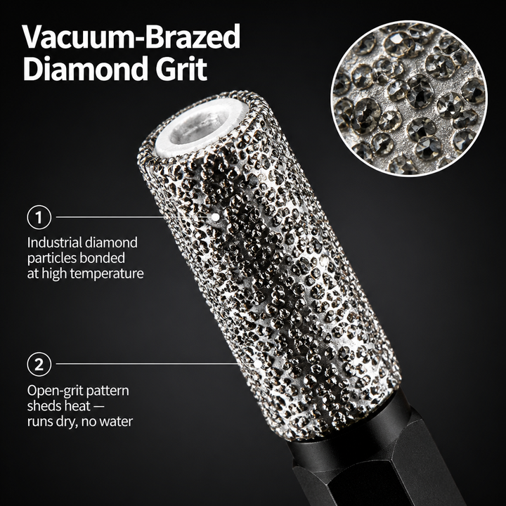 Dry Diamond Drill Bit for Tile, Marble & Glass – No Water Needed 3