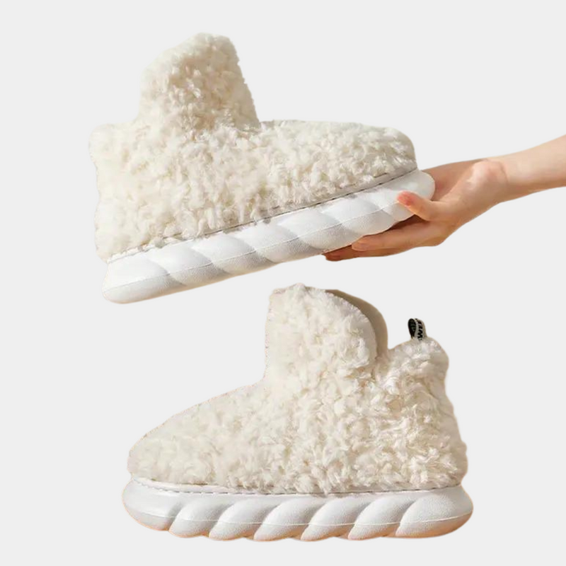 Nua - Comfy Teddy Slippers for Women