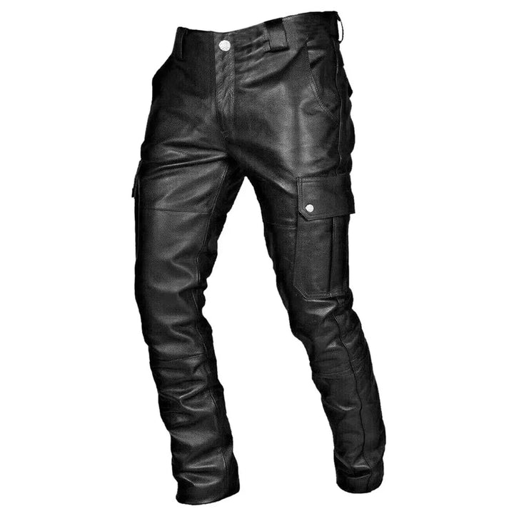 Pantalones de cuero para hombre estilo biker – RoadVance