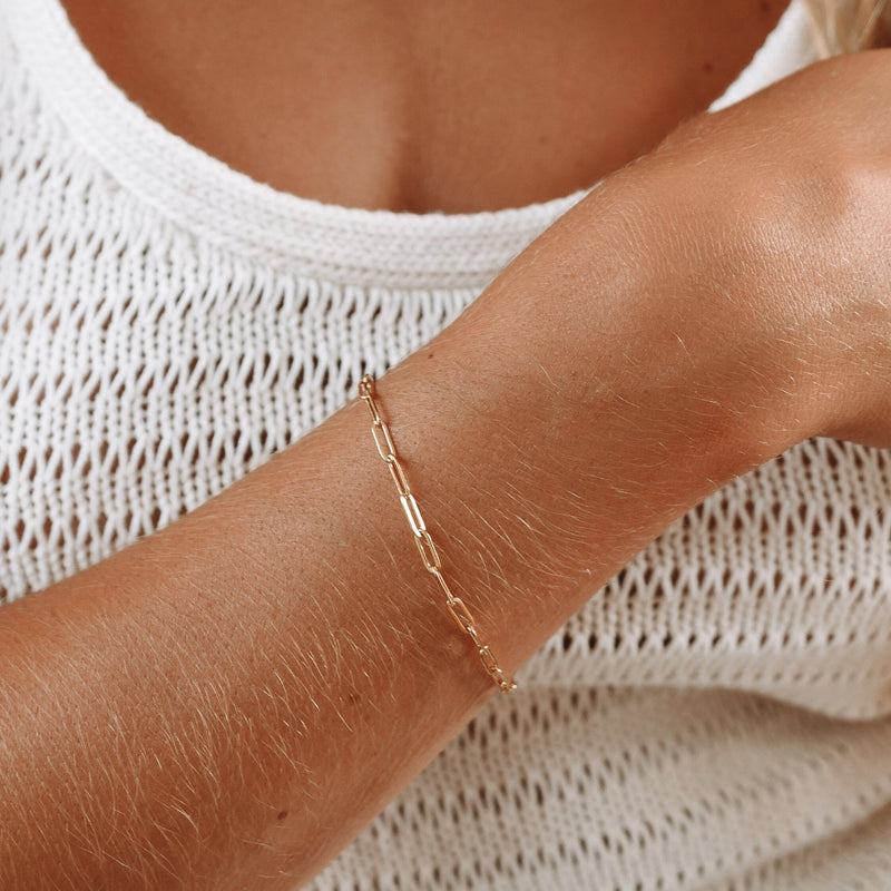 Paperclip Link Bracelet - Nova