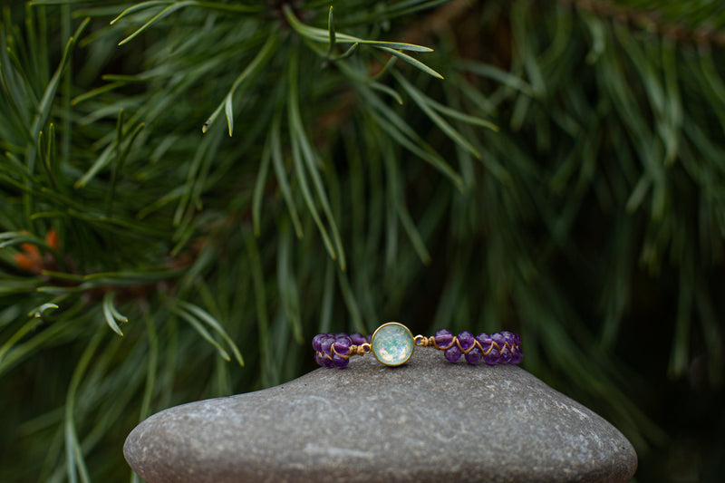 Amethist Helende Armband - Serenya
