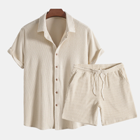 Men's Summer Lounge Set with Waffle Texture – Lenn