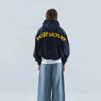 Warm Autumn Hoodie with Back Print – Love