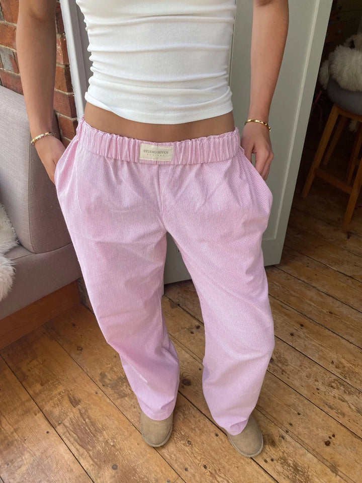 Zachte Bio-Katoenen Loungbroek – Sienna