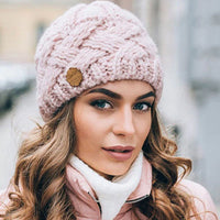 Wygodna Dzianinowa Czapka - Elena