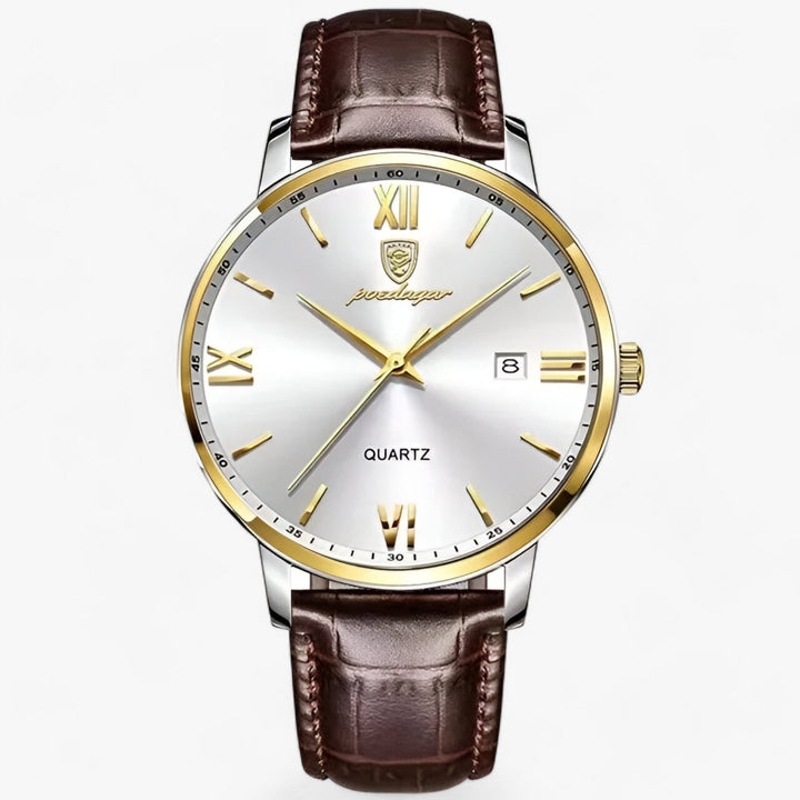 Luxury Men's Watch with Leather Strap – Adrien