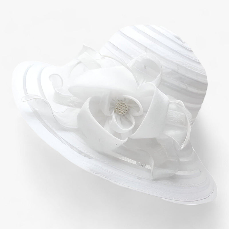 Trendy Women's Organza Sun Hat - Mirielle