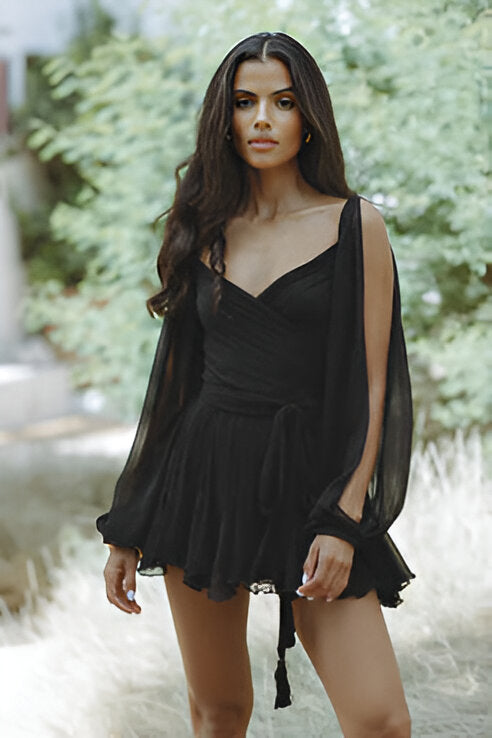 Light Summer Dress with Built-in Shorts – Nola