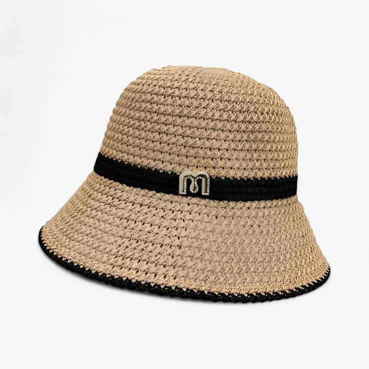 Lightweight women's summer hat with wide brim – BreezeShade Isla