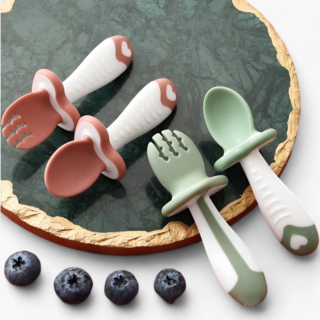 Silicone Cutlery Set for Toddlers - MiniMeal