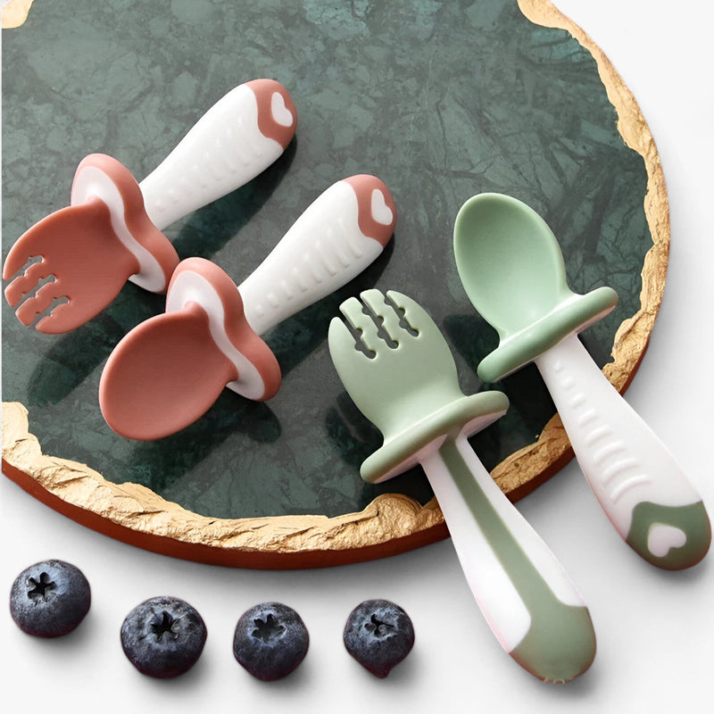 Silicone Cutlery Set for Toddlers - MiniMeal