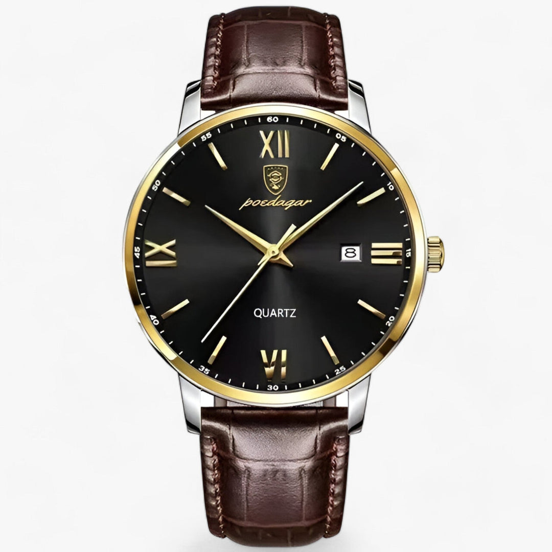 Luxury Men's Watch with Leather Strap – Adrien