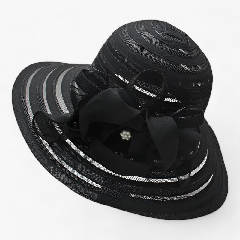 Trendy Women's Organza Sun Hat - Mirielle
