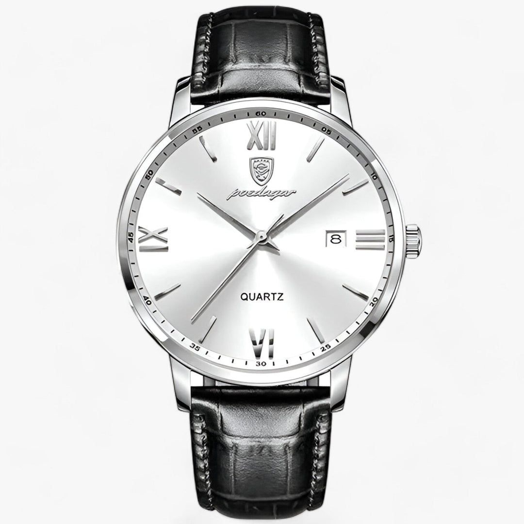 Luxury Men's Watch with Leather Strap – Adrien