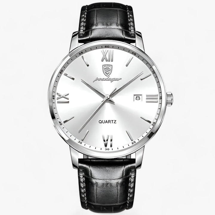 Luxury Men's Watch with Leather Strap – Adrien