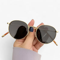 Unisex Designer Sunglasses with Round Lenses - Nova