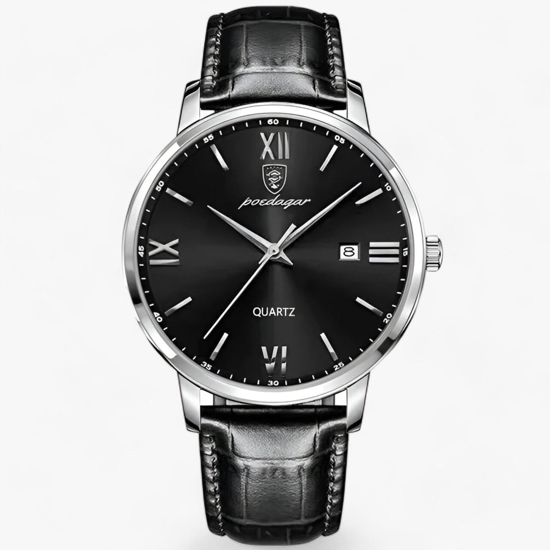 Luxury Men's Watch with Leather Strap – Adrien