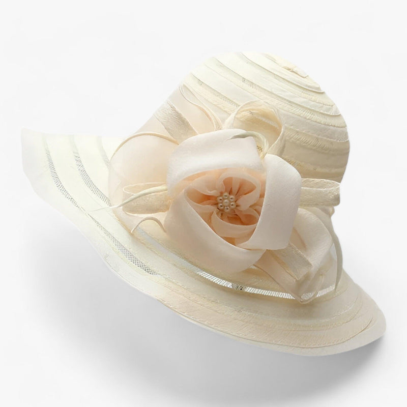 Trendy Women's Organza Sun Hat - Mirielle