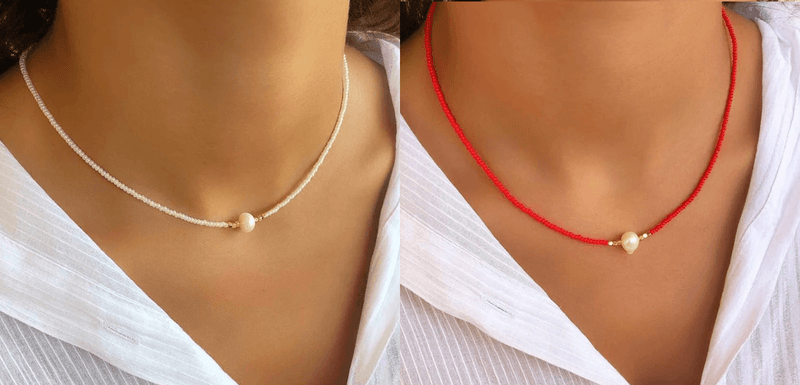 Refined Pearl Necklace (Buy 1 Get 1 Free) - LuxeParel