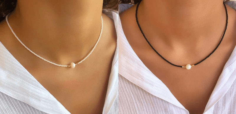 Refined Pearl Necklace (Buy 1 Get 1 Free) - LuxeParel