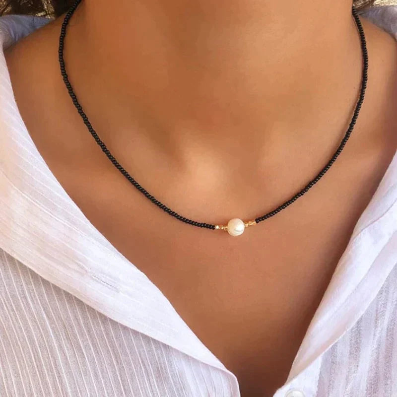 Refined Pearl Necklace (Buy 1 Get 1 Free) - LuxeParel