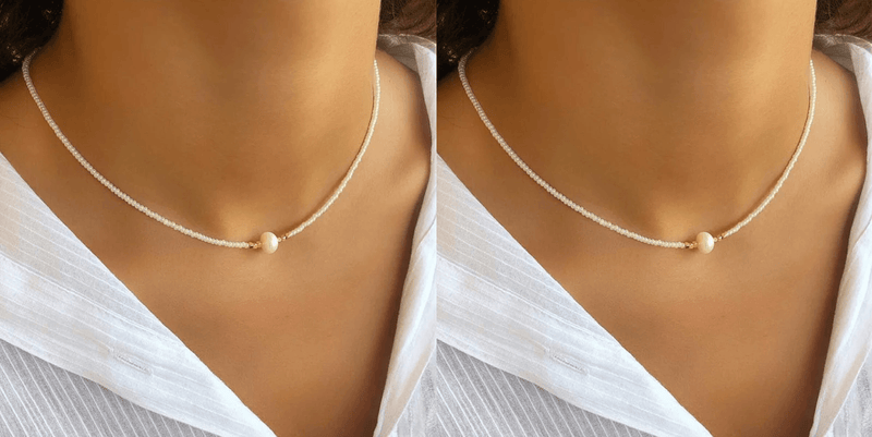 Refined Pearl Necklace (Buy 1 Get 1 Free) - LuxeParel
