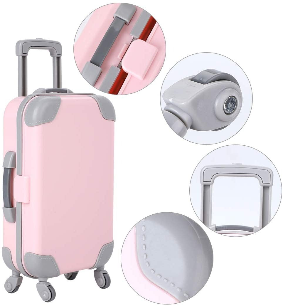 Lichtgewicht Poppen Reiskoffer – Duurzaam Accessoire van 13,5 cm