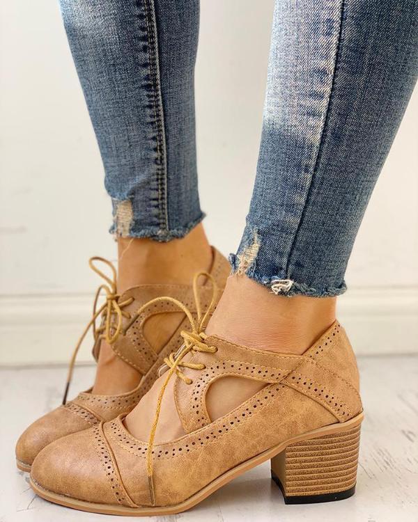 Ortodontyczne buty vintage - Lucia