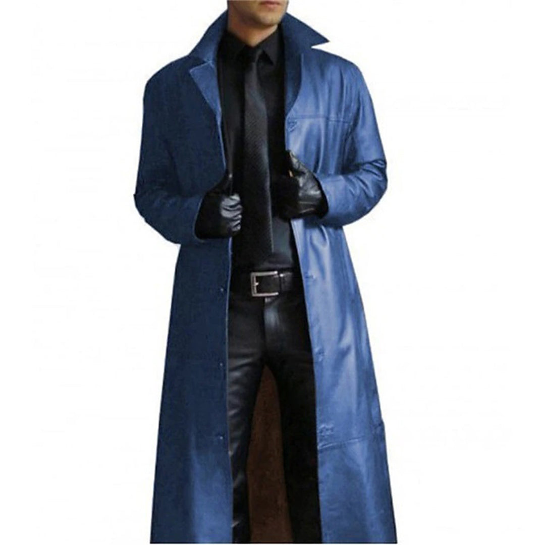 Long Leather Men's Jacket – Vittorio