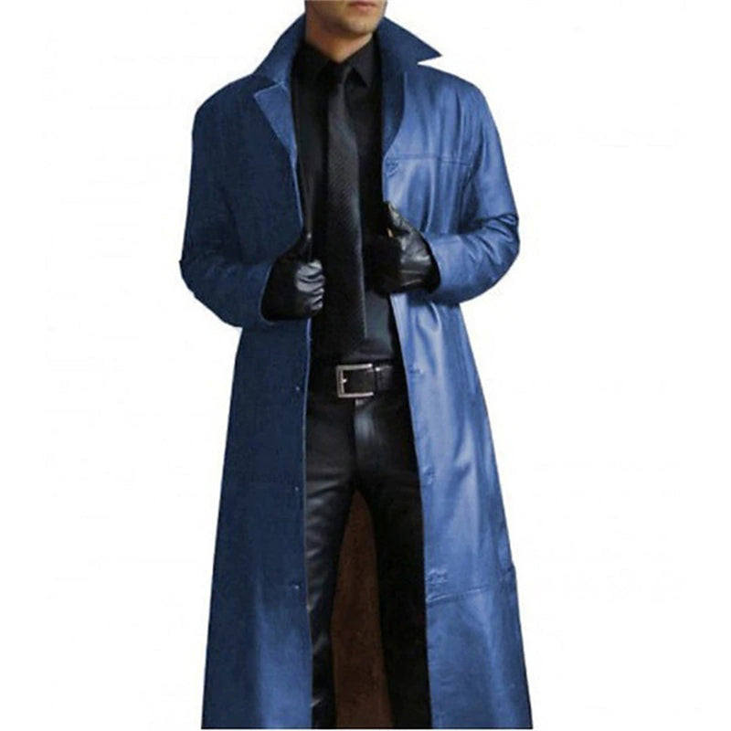 Long Leather Men's Jacket – Vittorio