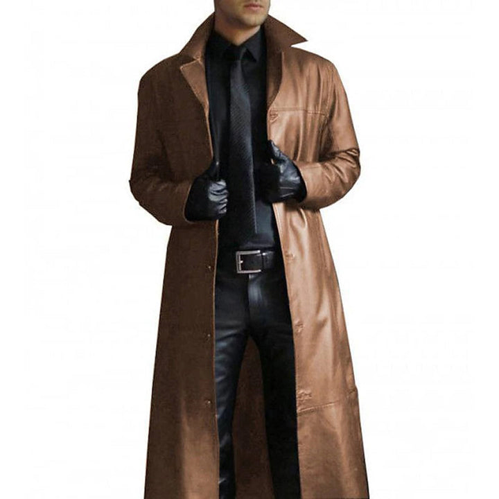 Long Leather Men's Jacket – Vittorio