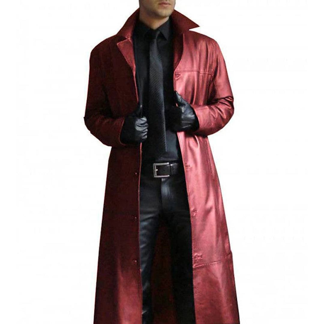 Long Leather Men's Jacket – Vittorio