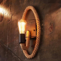 Vintage Rope Wall Lamp - RusticRope