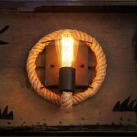 Vintage Rope Wall Lamp - RusticRope