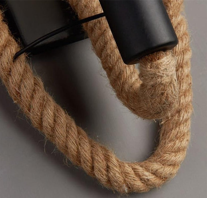 Vintage Rope Wall Lamp - RusticRope