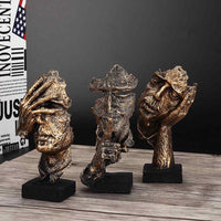 Abstract Golden Sculpture – Soren