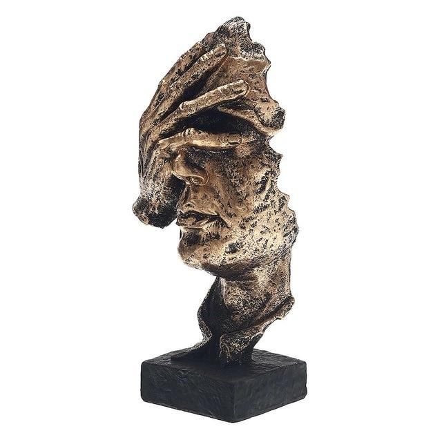 Abstract Golden Sculpture – Soren