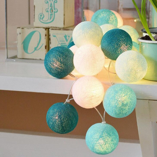 Vrolijke Katoenen Lichtgevende Ballenslinger - LumiBall