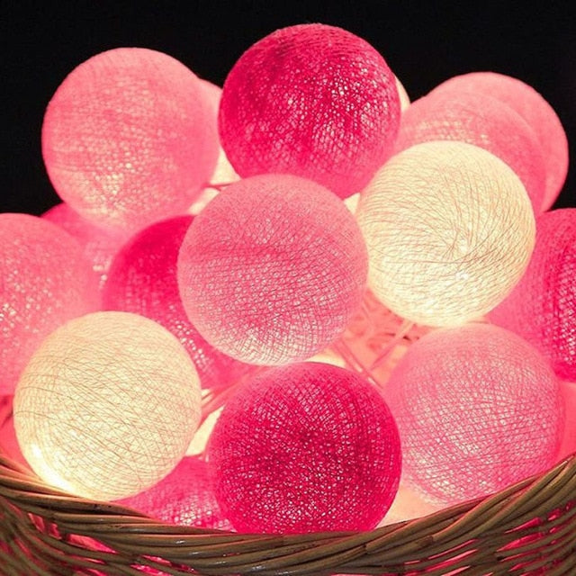 Vrolijke Katoenen Lichtgevende Ballenslinger - LumiBall