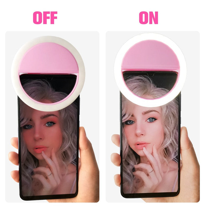 Portable Selfie Ring Light - GlowSnap