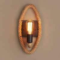 Vintage Rope Wall Lamp - RusticRope