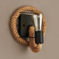 Vintage Rope Wall Lamp - RusticRope