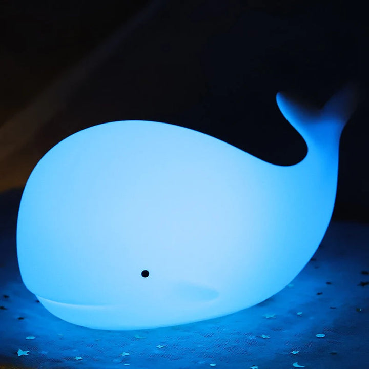 Urocza lampka nocna wieloryb z zmianą koloru - GlowWhale