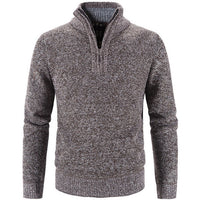 Stylish Men's Sweater with Half Zipper - SummitCraft