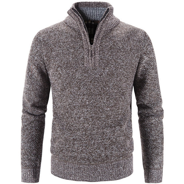 Stylish Men's Sweater with Half Zipper - SummitCraft