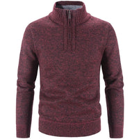 Stylish Men's Sweater with Half Zipper - SummitCraft