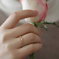 Luxury Butterfly Ring with Sparkling Zirconia - Aurielle